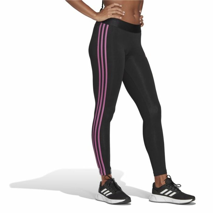 Mallas Deportivas de Mujer Adidas Loungewear Essentials 3 Stripes Negro 3