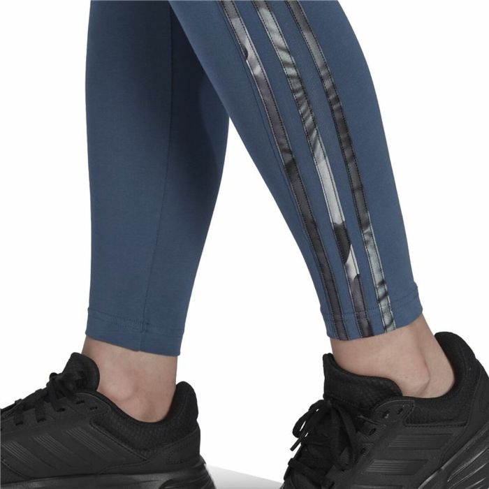 Mallas Deportivas de Mujer Adidas Loungewear Essentials 3 Stripes Azul 1