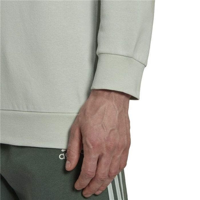 Sudadera sin Capucha Hombre Adidas Essentials Fleece Blanco 1