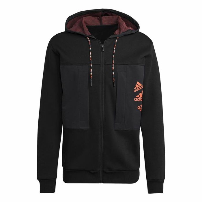 Sudadera con Capucha Hombre Adidas Essentials BrandLove Negro 0 Sudadera con Capucha Hombre Adidas Essentials BrandLove Negro 0