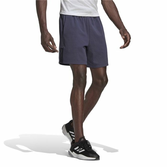 Pantalones Cortos Deportivos para Hombre Adidas Azul oscuro 3