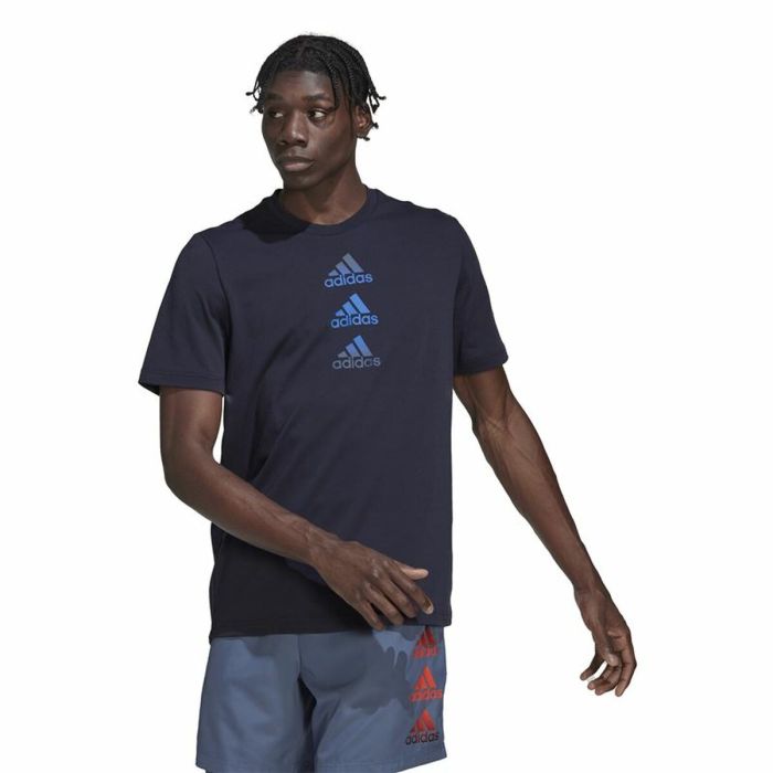 Camiseta de Manga Corta Hombre Adidas Designed To Move Logo 6