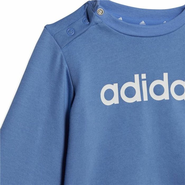 Chándal Infantil Adidas Lin Fl Jog Azul 3