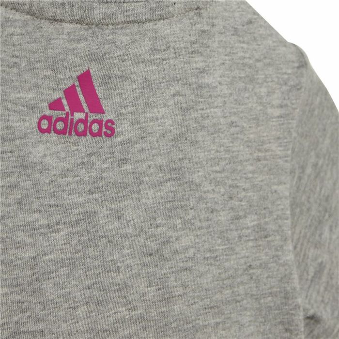 Conjunto Deportivo para Bebé Adidas Essentials Lineage Gris oscuro 2