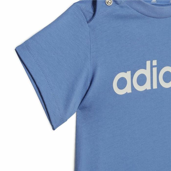 Conjunto Deportivo para Bebé Adidas 3 Stripes Azul 3