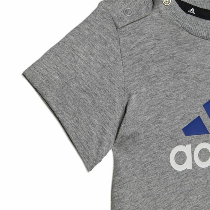 Conjunto Deportivo para Bebé Adidas Essentials Organic Gris 3