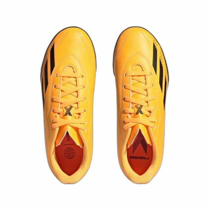 Zapatillas de Fútbol Sala para Niños Adidas X Speedportal.4 TF Naranja Unisex 3