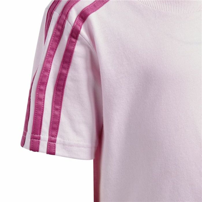 Conjunto Deportivo para Niños Adidas 3 Stripes Rosa 1