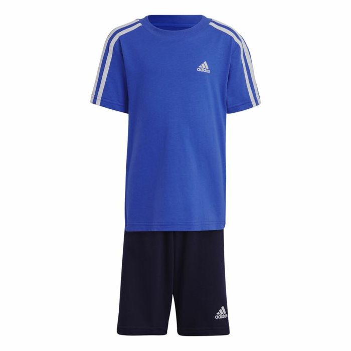 Conjunto Deportivo para Niños Adidas 3 Stripes Azul