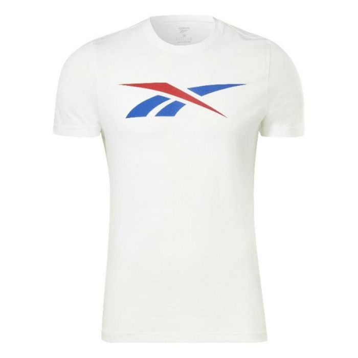 Camiseta de Manga Corta Hombre Reebok GS VECTOR TEE HS4899 Blanco 1