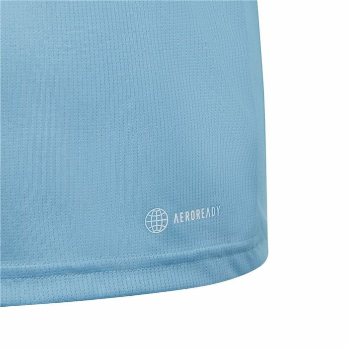 Camiseta de Manga Corta Infantil Adidas Training Essentials Azul claro 3