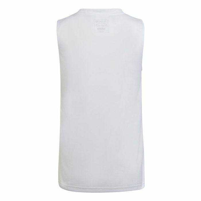 Camiseta de Tirantes Infantil Adidas Blanco 3