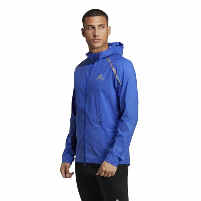 Chaqueta Deportiva para Hombre Adidas Marathon Azul (S) 6