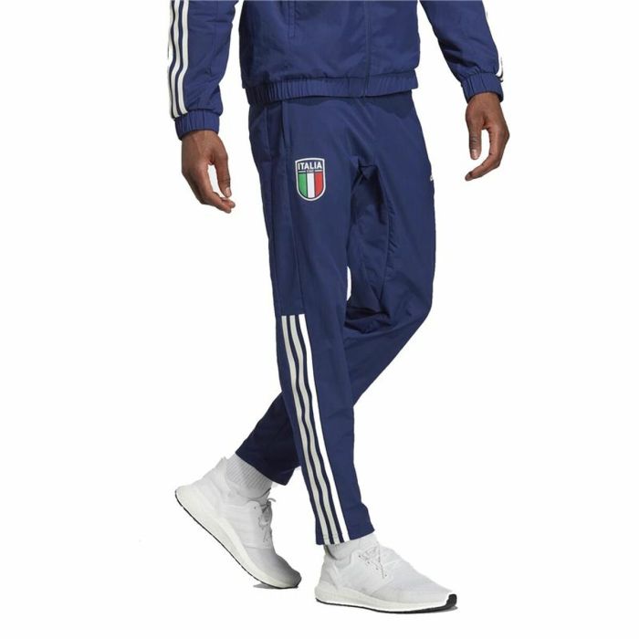 Pantalón de Entrenamiento de Fútbol para Adultos Adidas Italia Azul Hombre 3