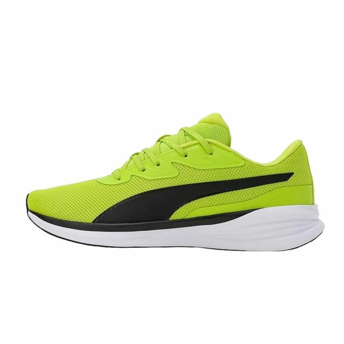 Zapatillas de Running para Adultos Puma Night Runner V3 Amarillo Negro