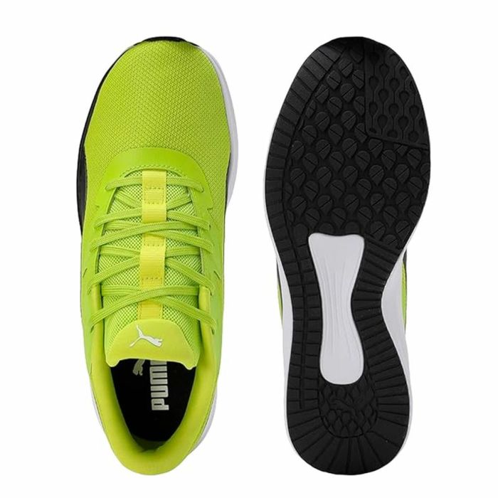 Zapatillas de Running para Adultos Puma Night Runner V3 Amarillo Negro 2