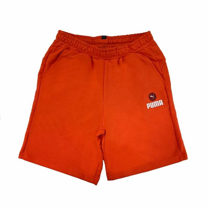 Pantalones Cortos Infantiles Puma Blank Naranja