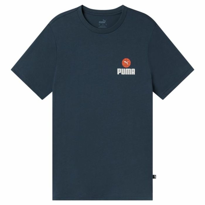 Camiseta de Manga Corta Hombre Puma Bppo-000745 Azul oscuro