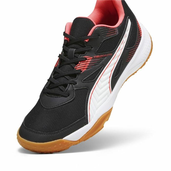 Zapatillas de Fútbol Sala para Adultos Puma Solarflash II Negro Hombre 2