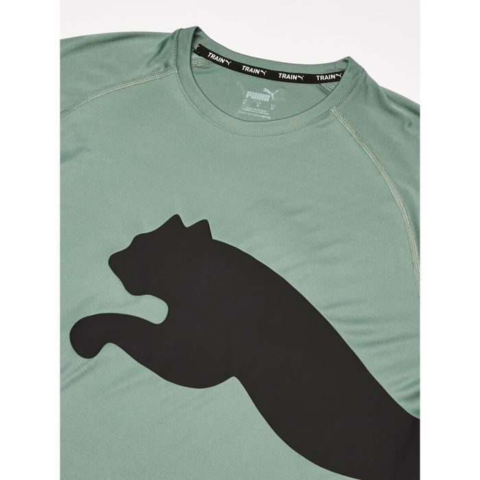 Camiseta de Manga Corta Hombre Puma 523863 44 Verde (M) 4