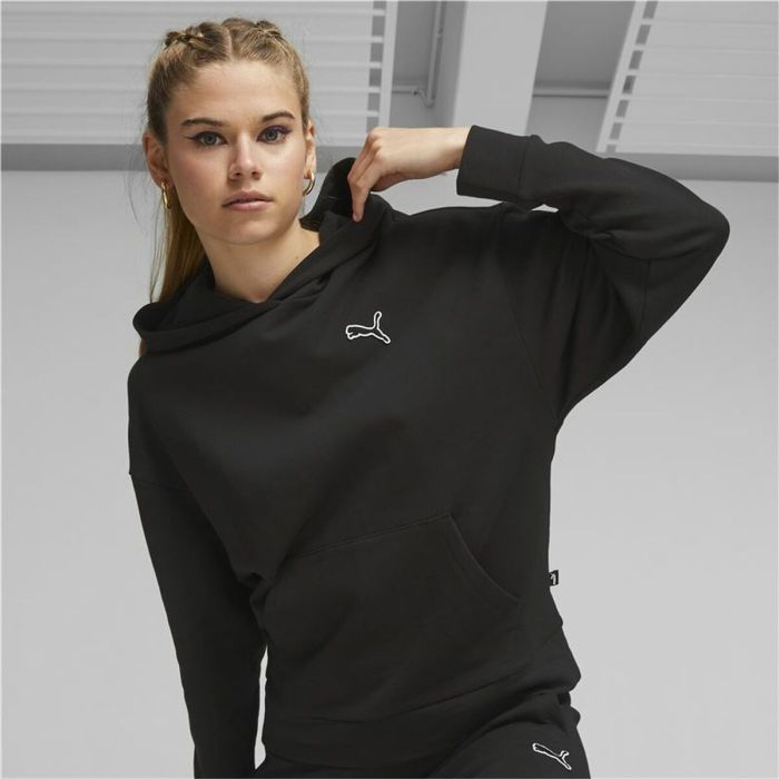 Sudadera con Capucha Mujer Puma Better Essentials Negro 4