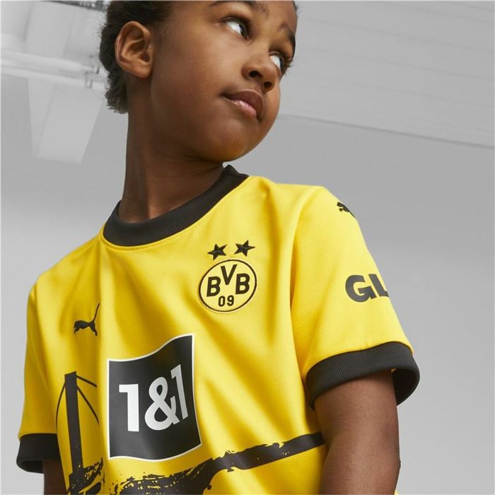 Camiseta de Fútbol de Manga Corta para Niños Puma BVB Home Jersey Replica Jr (116 cm) 2