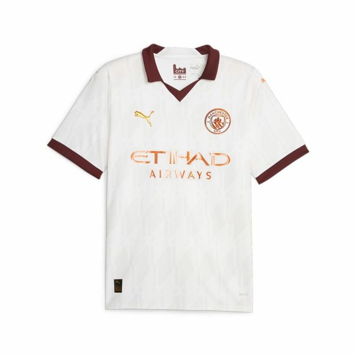 Camiseta de Fútbol de Manga Corta Hombre Puma Manchester City Away Blanco