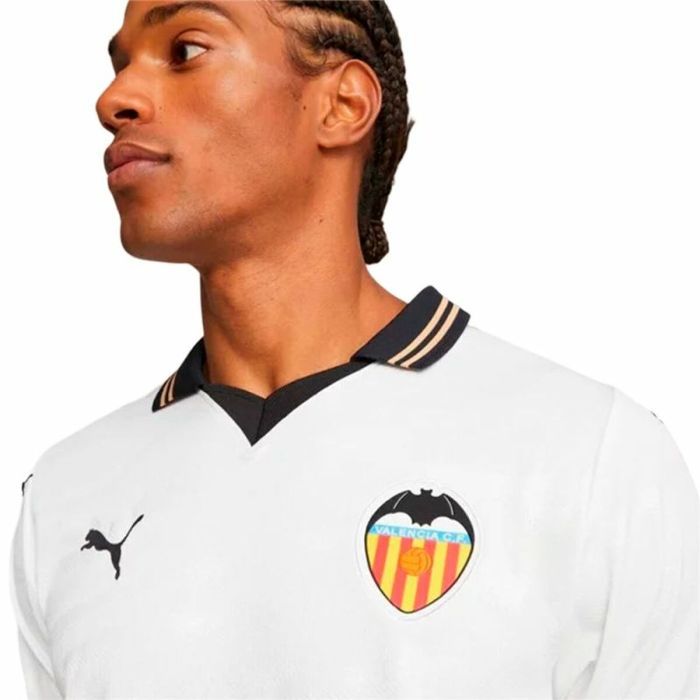 Camiseta de Manga Corta Hombre Puma Valencia.C.F Blanco 3