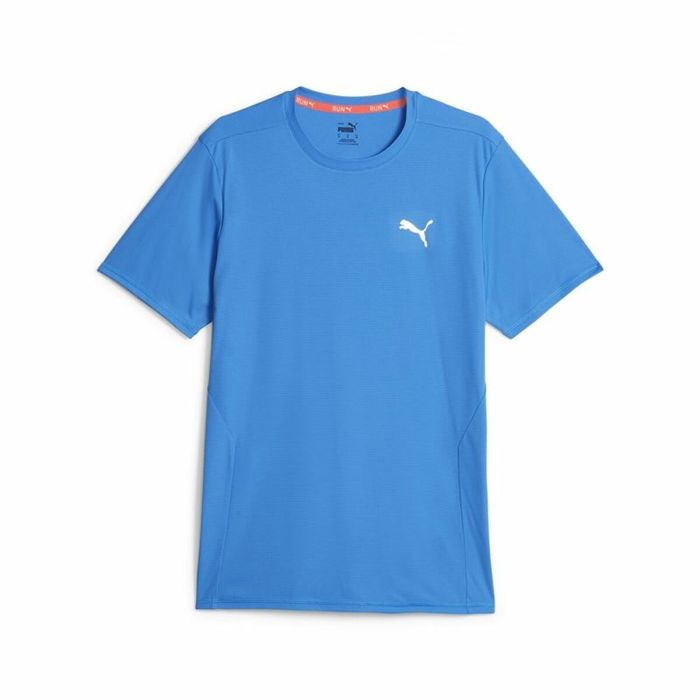 Camiseta de Manga Corta Hombre Puma Run Favorite Ss Azul cielo