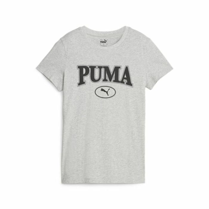 Camiseta de Manga Corta Puma Squad Graphicc Tlight Gris claro (XS)
