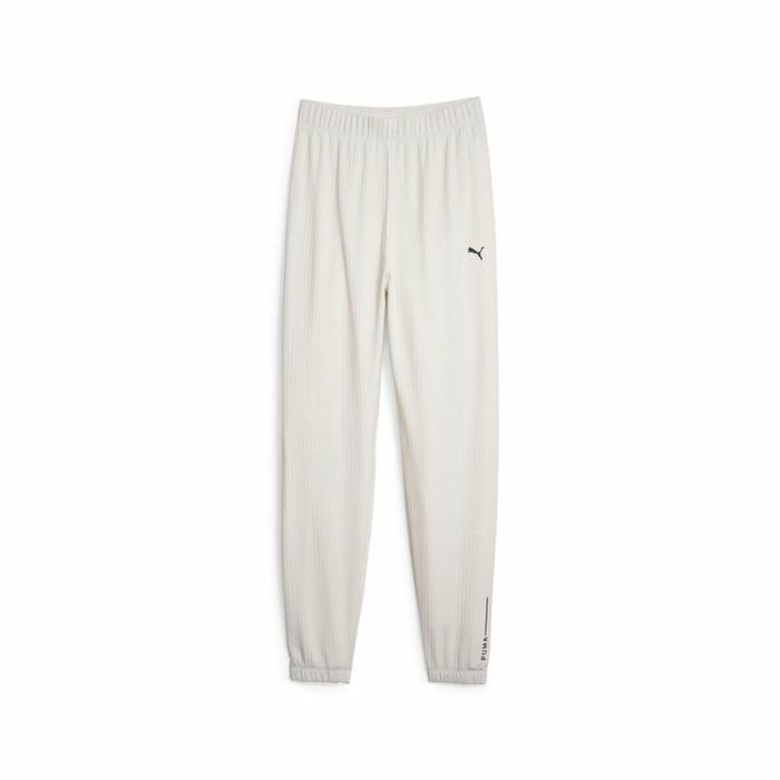 Pantalón Largo Deportivo Puma Studio Unwind Blanco Mujer