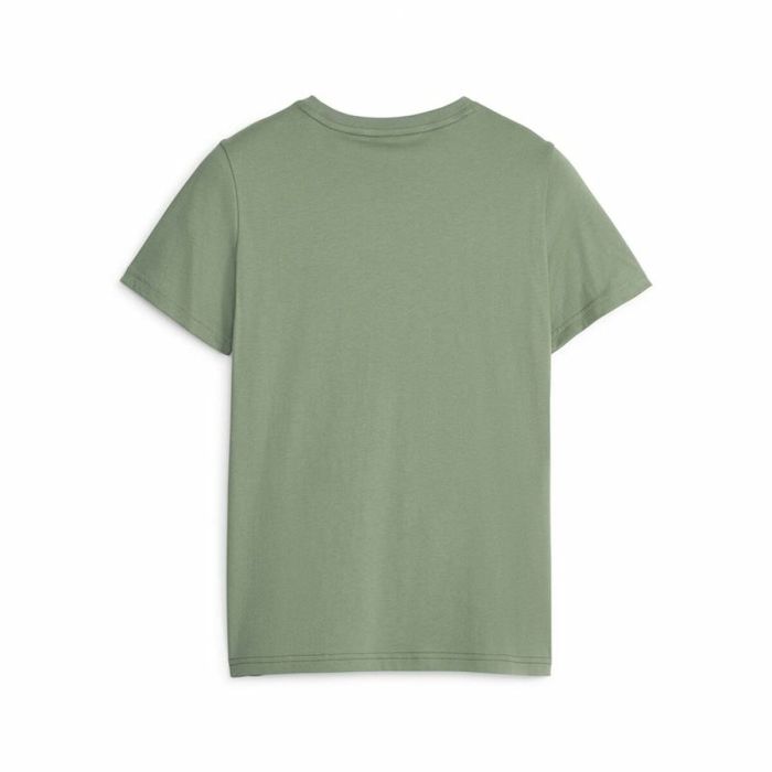 Camiseta de Manga Corta Infantil Puma Ess Block Verde 1