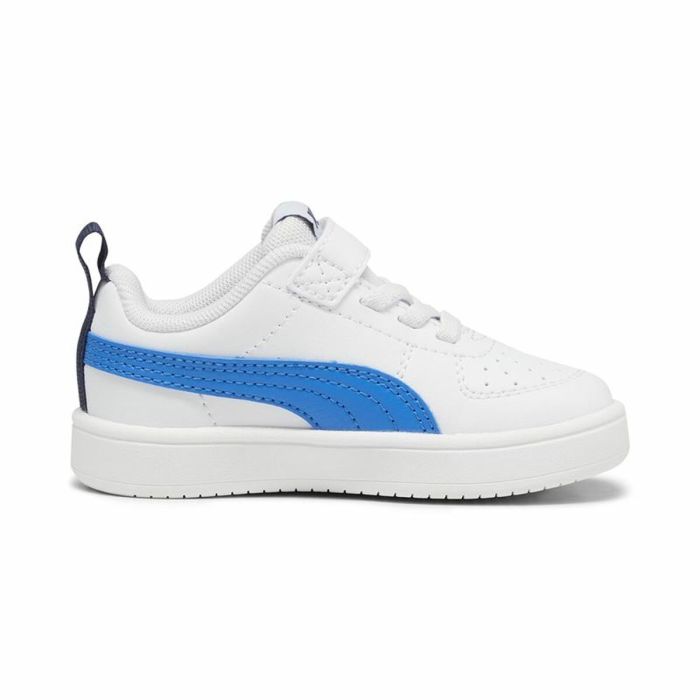 Zapatillas Deportivas Infantiles Puma Rickie+ Azul Blanco 4