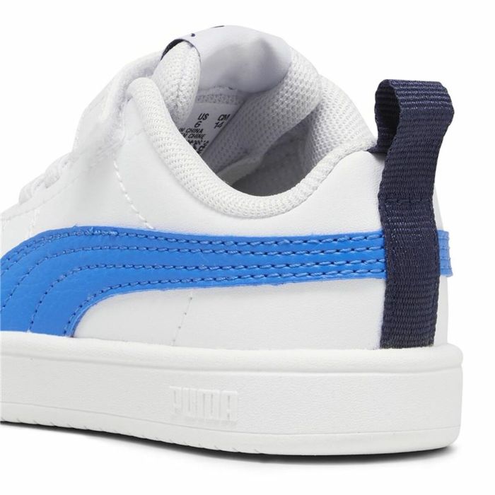 Zapatillas Deportivas Infantiles Puma Rickie+ Azul Blanco 1