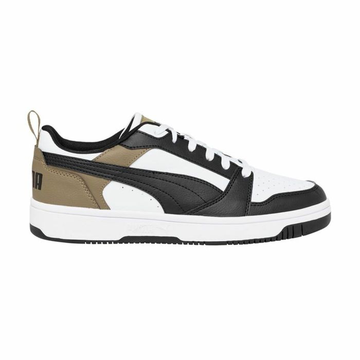 Zapatillas Deportivas Hombre Puma Rebound V6 Low Blanco Marrón 4