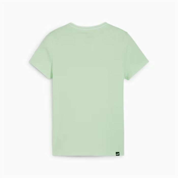 Camiseta de Manga Corta Infantil Puma Squad Verde limón 1