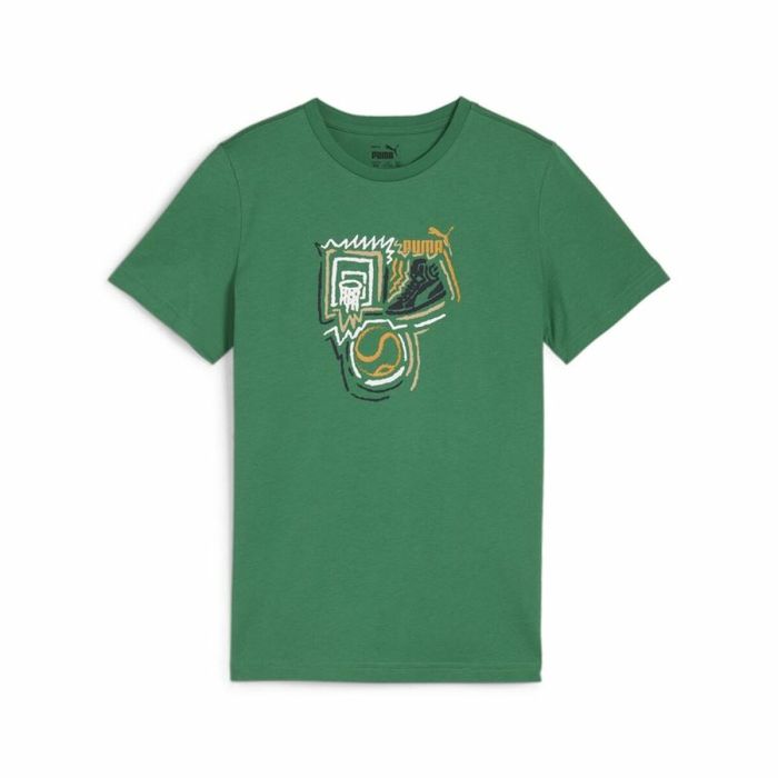 Camiseta de Manga Corta Infantil Puma Graphic