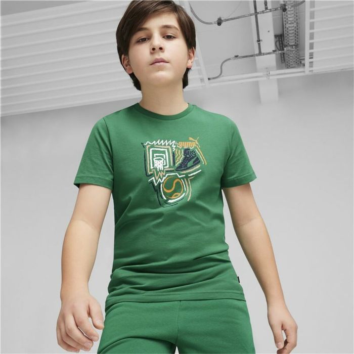 Camiseta de Manga Corta Infantil Puma Graphic 1