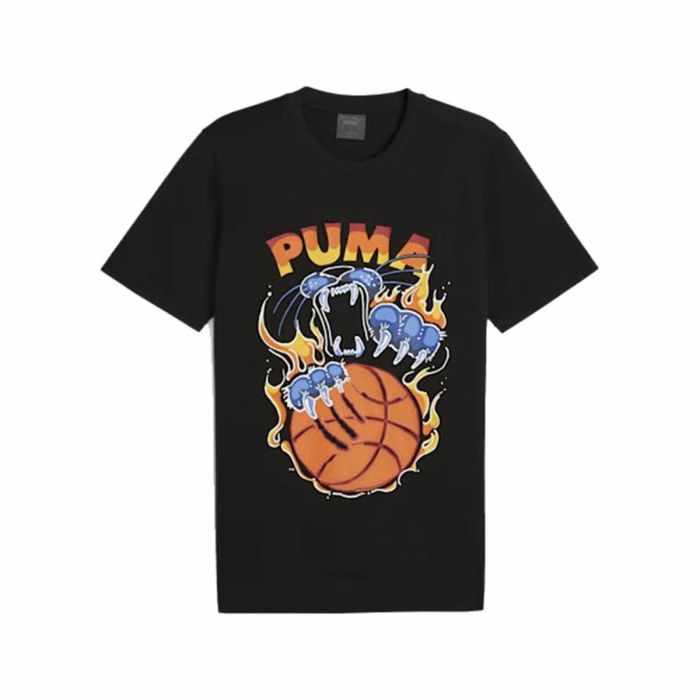 Camiseta Deportiva de Manga Corta Puma TSA 6 Negro