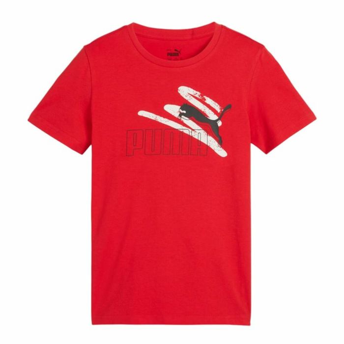 Camiseta de Manga Corta Infantil Puma Essentials+ AB Summer