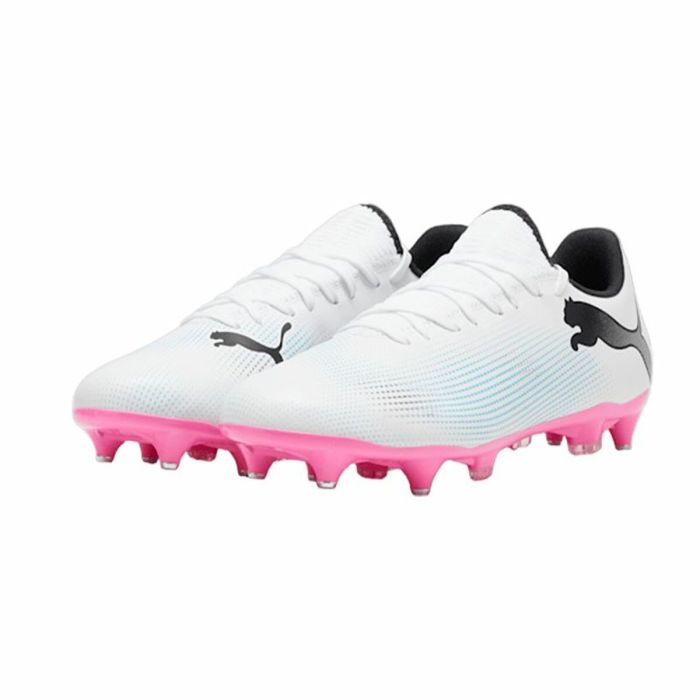 Botas de Fútbol para Adultos Puma Future 7 Play Blanco 1