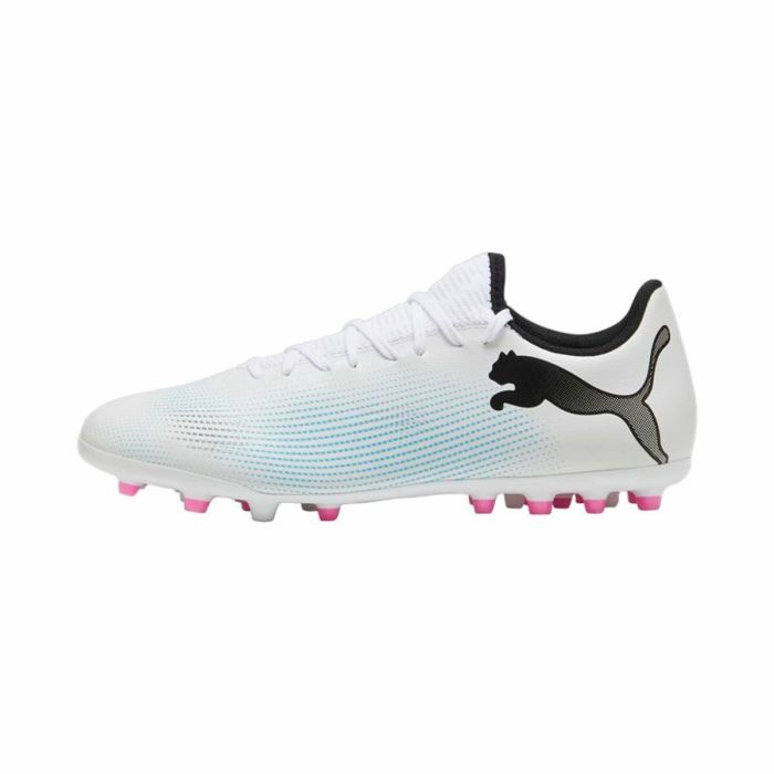 Botas de Fútbol Multitaco para Adultos Puma Future 7 Play MG Blanco