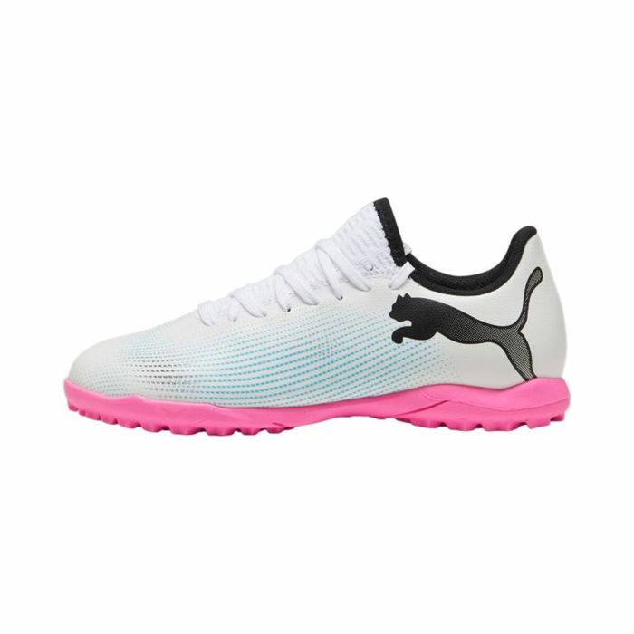 Zapatillas de Fútbol Sala para Niños Puma Future 7 Play Blanco Infantil Unisex 3