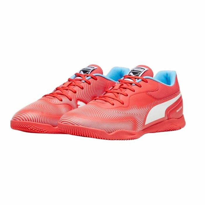 Zapatillas de Fútbol Sala para Adultos Puma Truco II Blanco Rojo Unisex 1 Zapatillas de Fútbol Sala para Adultos Puma Truco II Blanco Rojo Unisex 1