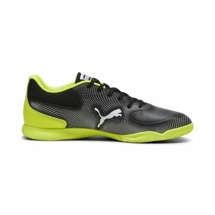 Zapatillas de Fútbol Sala para Adultos Puma Truco II Amarillo Blanco Negro Unisex 3