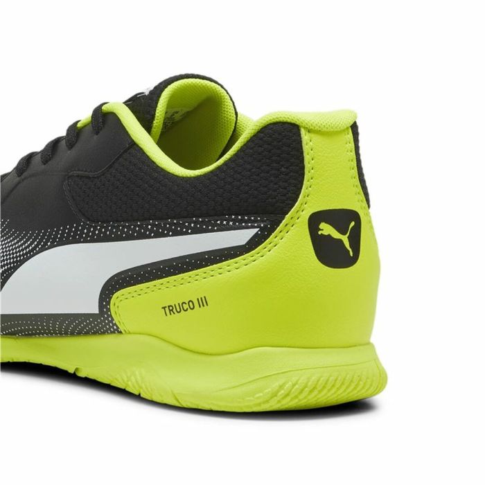 Zapatillas de Fútbol Sala para Adultos Puma Truco II Amarillo Blanco Negro Unisex 1