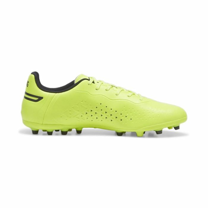 Botas de Fútbol Multitaco para Adultos Puma King Match MG Amarillo Negro 5