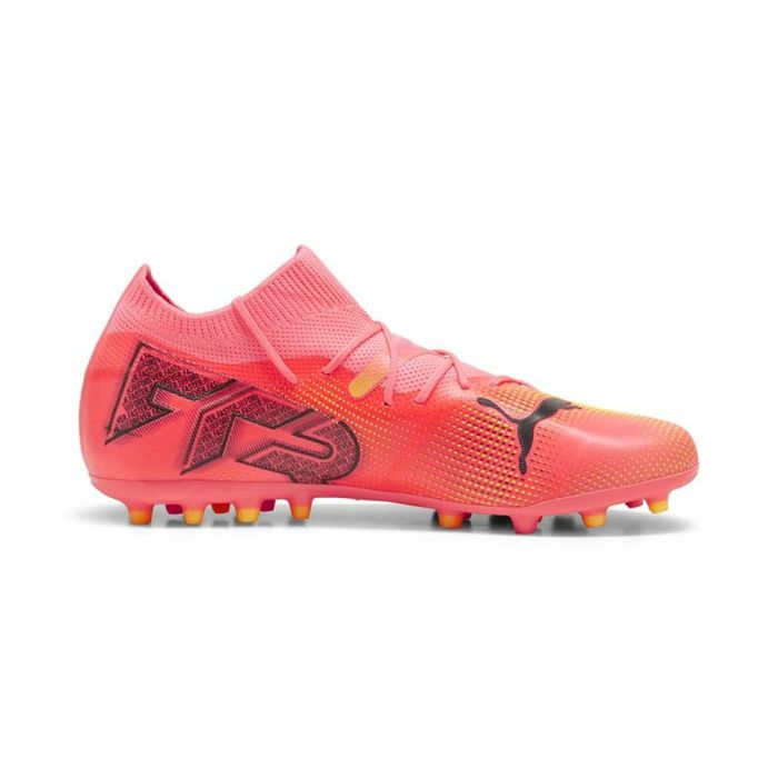 Botas de Fútbol Multitaco para Adultos Puma FUTURE 7 MATCH MG Sunset Glow Rojo 3