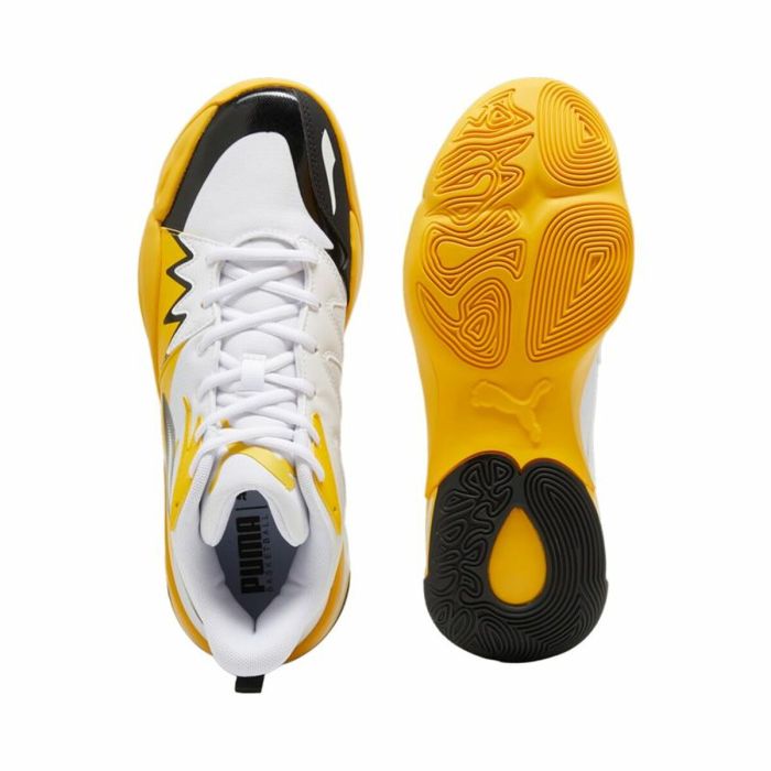 Zapatillas de Baloncesto para Adultos Puma Genetics Amarillo 2