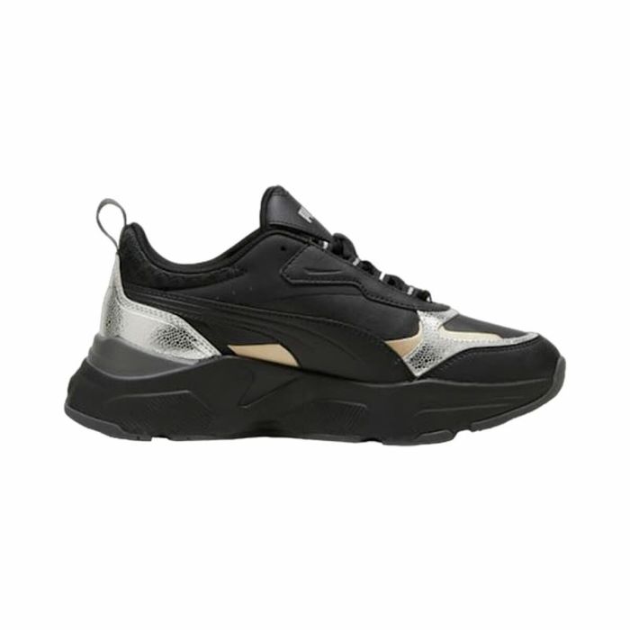 Zapatillas Casual de Mujer Puma Cassia Metallic Shine Negro 3